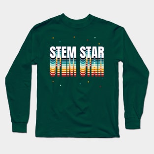 STEM Star – Science, Technology, Engineering & Math Long Sleeve T-Shirt